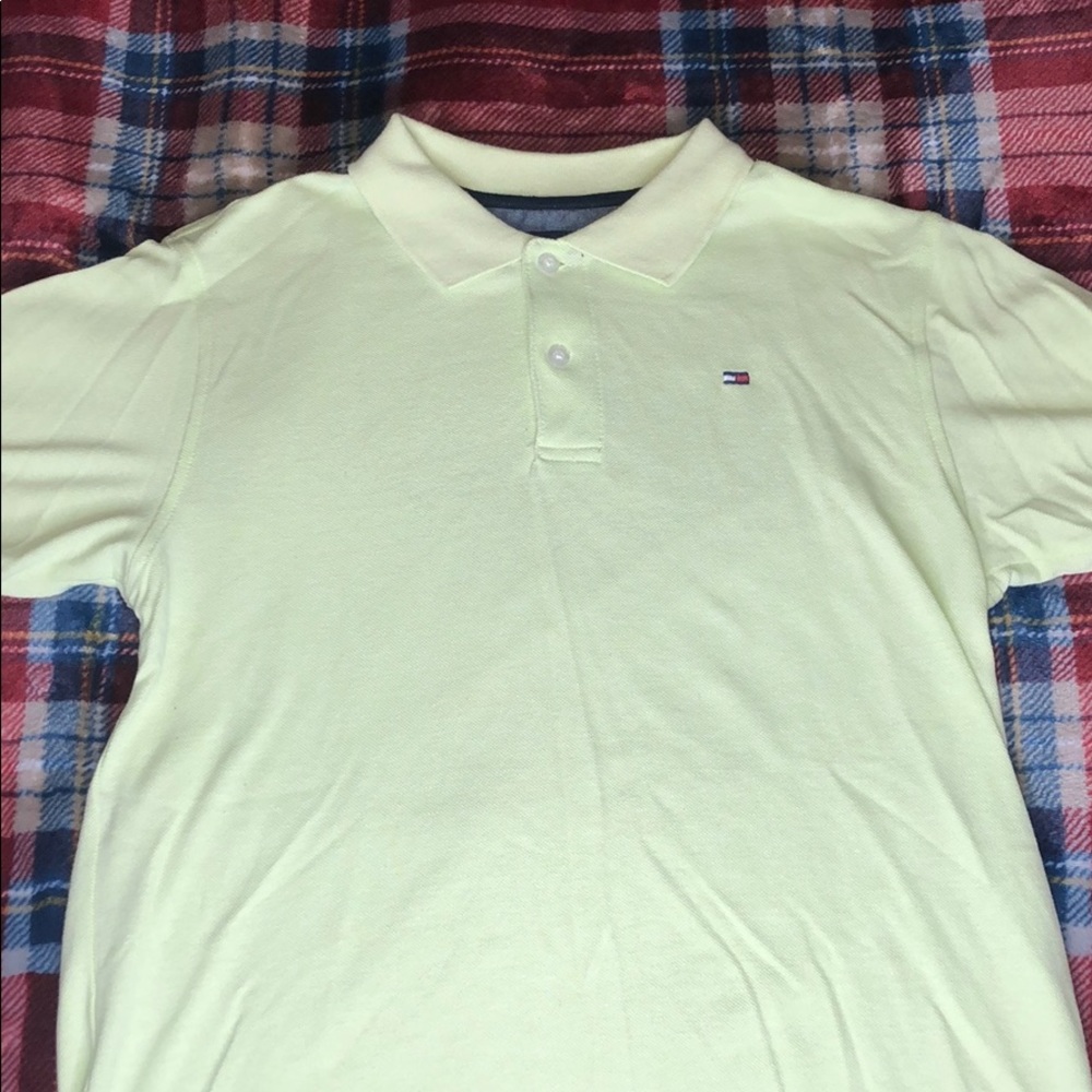 Tommy Hilfiger lime green polo